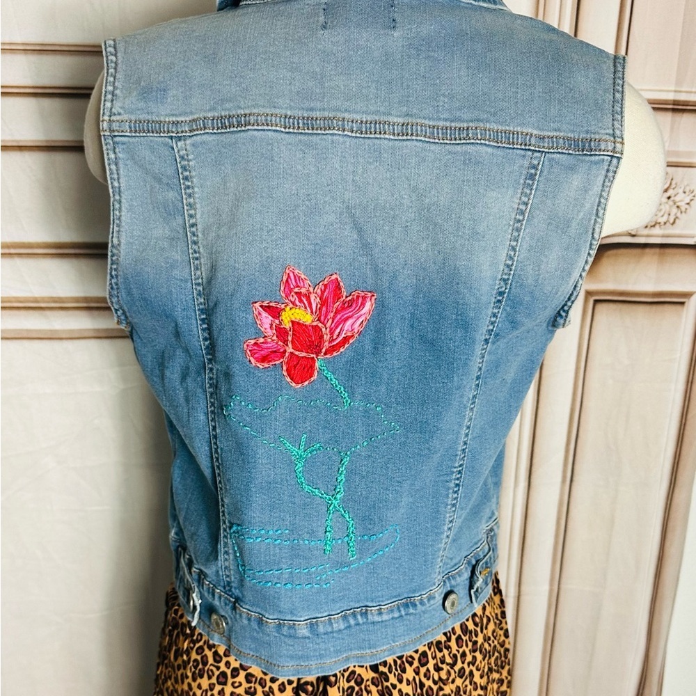 Light Blue Denim Vest